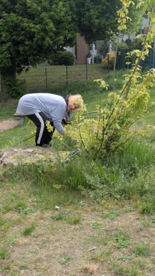 Zielitz Putzt sich  (Bild vergr&ouml;&szlig;ern)