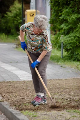 Schricke putzt sich  (Bild vergr&ouml;&szlig;ern)
