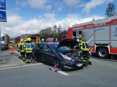 Foto des Albums: VU LKW/PKW auf der B173 am 06.05.26