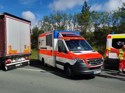 Foto des Albums: VU LKW/PKW auf der B173 am 06.05.26