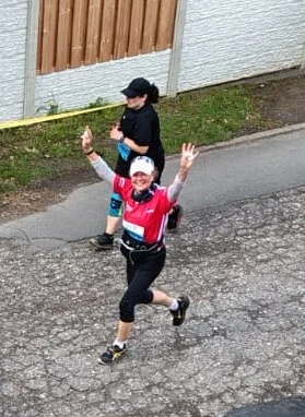 Anita nach 222 km im Ziel 