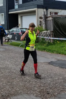 als Erste ihrer AK nach 72 km im Ziel 