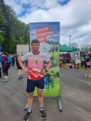 Nach dem Marathon -Johannes 