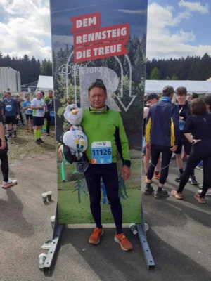 Olaf im Ziel 
