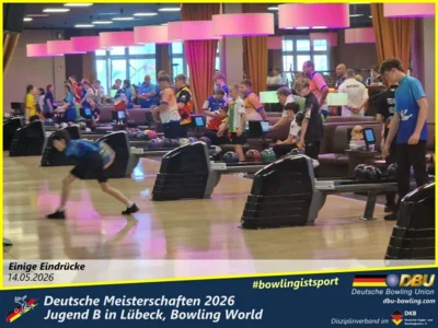 Foto des Albums: Fotoalbum 1 von den Deutsche Meisterschaften 2026 der Jugend B (U14) in Lübeck, Bowling World