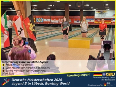 Foto des Albums: Fotoalbum 1 von den Deutsche Meisterschaften 2026 der Jugend B (U14) in Lübeck, Bowling World