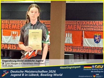 Foto des Albums: Fotoalbum 1 von den Deutsche Meisterschaften 2026 der Jugend B (U14) in Lübeck, Bowling World