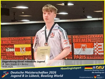 Foto des Albums: Fotoalbum 1 von den Deutsche Meisterschaften 2026 der Jugend B (U14) in Lübeck, Bowling World
