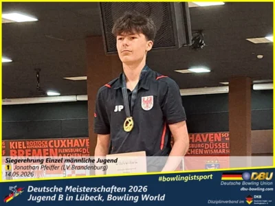 Foto des Albums: Fotoalbum 1 von den Deutsche Meisterschaften 2026 der Jugend B (U14) in Lübeck, Bowling World