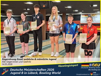 Foto des Albums: Fotoalbum 1 von den Deutsche Meisterschaften 2026 der Jugend B (U14) in Lübeck, Bowling World