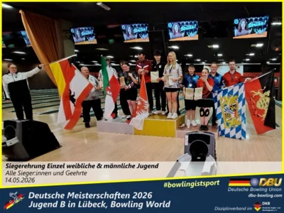 Foto des Albums: Fotoalbum 1 von den Deutsche Meisterschaften 2026 der Jugend B (U14) in Lübeck, Bowling World