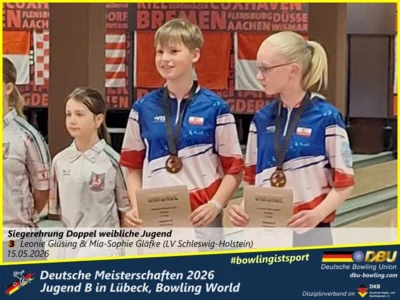 Foto des Albums: Fotoalbum 2 von den Deutsche Meisterschaften 2026 der Jugend B (U14) in Lübeck, Bowling World