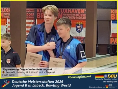 Foto des Albums: Fotoalbum 2 von den Deutsche Meisterschaften 2026 der Jugend B (U14) in Lübeck, Bowling World