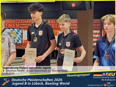 Foto des Albums: Fotoalbum 2 von den Deutsche Meisterschaften 2026 der Jugend B (U14) in Lübeck, Bowling World