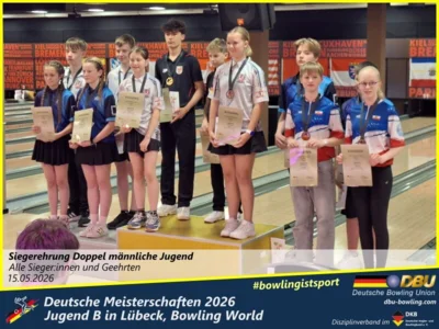 Foto des Albums: Fotoalbum 2 von den Deutsche Meisterschaften 2026 der Jugend B (U14) in Lübeck, Bowling World