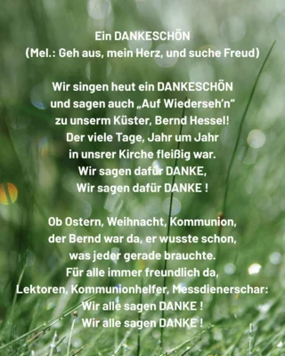 Verabschiedung Bernd Hessel Lied  (Bild vergr&ouml;&szlig;ern)