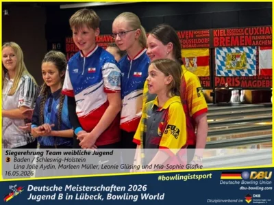 Foto des Albums: Fotoalbum 3 von den Deutsche Meisterschaften 2026 der Jugend B (U14) in Lübeck, Bowling World