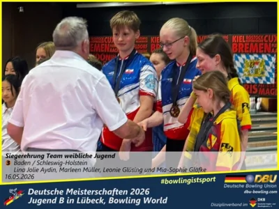Foto des Albums: Fotoalbum 3 von den Deutsche Meisterschaften 2026 der Jugend B (U14) in Lübeck, Bowling World