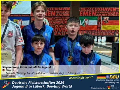 Foto des Albums: Fotoalbum 3 von den Deutsche Meisterschaften 2026 der Jugend B (U14) in Lübeck, Bowling World