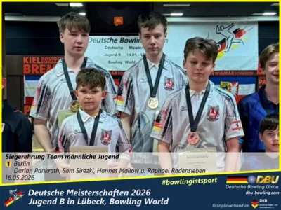 Foto des Albums: Fotoalbum 3 von den Deutsche Meisterschaften 2026 der Jugend B (U14) in Lübeck, Bowling World