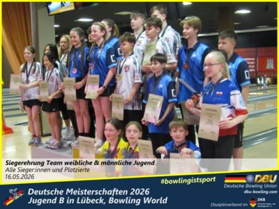 Foto des Albums: Fotoalbum 3 von den Deutsche Meisterschaften 2026 der Jugend B (U14) in Lübeck, Bowling World