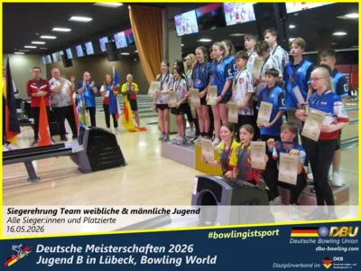 Foto des Albums: Fotoalbum 3 von den Deutsche Meisterschaften 2026 der Jugend B (U14) in Lübeck, Bowling World