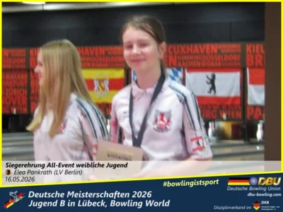 Foto des Albums: Fotoalbum 3 von den Deutsche Meisterschaften 2026 der Jugend B (U14) in Lübeck, Bowling World