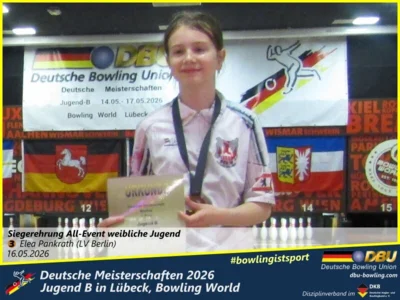 Foto des Albums: Fotoalbum 3 von den Deutsche Meisterschaften 2026 der Jugend B (U14) in Lübeck, Bowling World