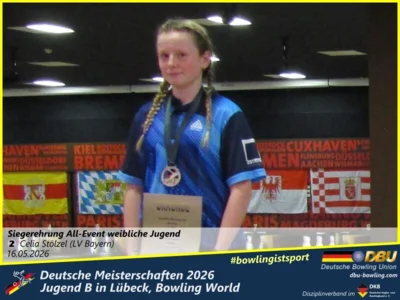 Foto des Albums: Fotoalbum 3 von den Deutsche Meisterschaften 2026 der Jugend B (U14) in Lübeck, Bowling World