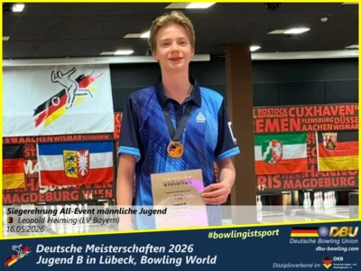 Foto des Albums: Fotoalbum 3 von den Deutsche Meisterschaften 2026 der Jugend B (U14) in Lübeck, Bowling World