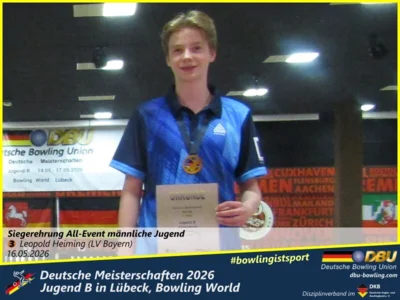 Foto des Albums: Fotoalbum 3 von den Deutsche Meisterschaften 2026 der Jugend B (U14) in Lübeck, Bowling World
