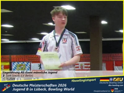 Foto des Albums: Fotoalbum 3 von den Deutsche Meisterschaften 2026 der Jugend B (U14) in Lübeck, Bowling World