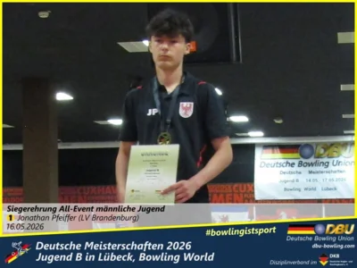 Foto des Albums: Fotoalbum 3 von den Deutsche Meisterschaften 2026 der Jugend B (U14) in Lübeck, Bowling World