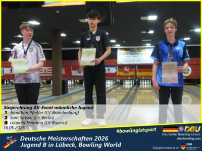 Foto des Albums: Fotoalbum 3 von den Deutsche Meisterschaften 2026 der Jugend B (U14) in Lübeck, Bowling World