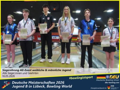 Foto des Albums: Fotoalbum 3 von den Deutsche Meisterschaften 2026 der Jugend B (U14) in Lübeck, Bowling World