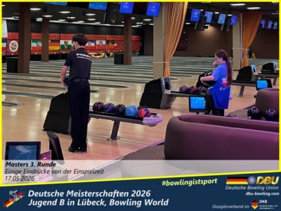 Foto des Albums: Fotoalbum 4 von den Deutsche Meisterschaften 2026 der Jugend B (U14) in Lübeck, Bowling World