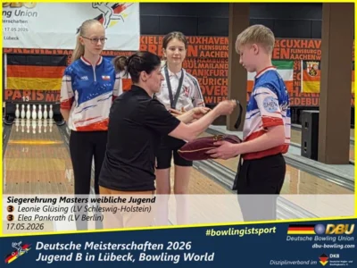 Foto des Albums: Fotoalbum 4 von den Deutsche Meisterschaften 2026 der Jugend B (U14) in Lübeck, Bowling World