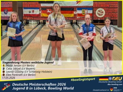 Foto des Albums: Fotoalbum 4 von den Deutsche Meisterschaften 2026 der Jugend B (U14) in Lübeck, Bowling World