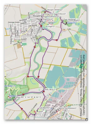 Unsere Wandertour  (Bild vergr&ouml;&szlig;ern)