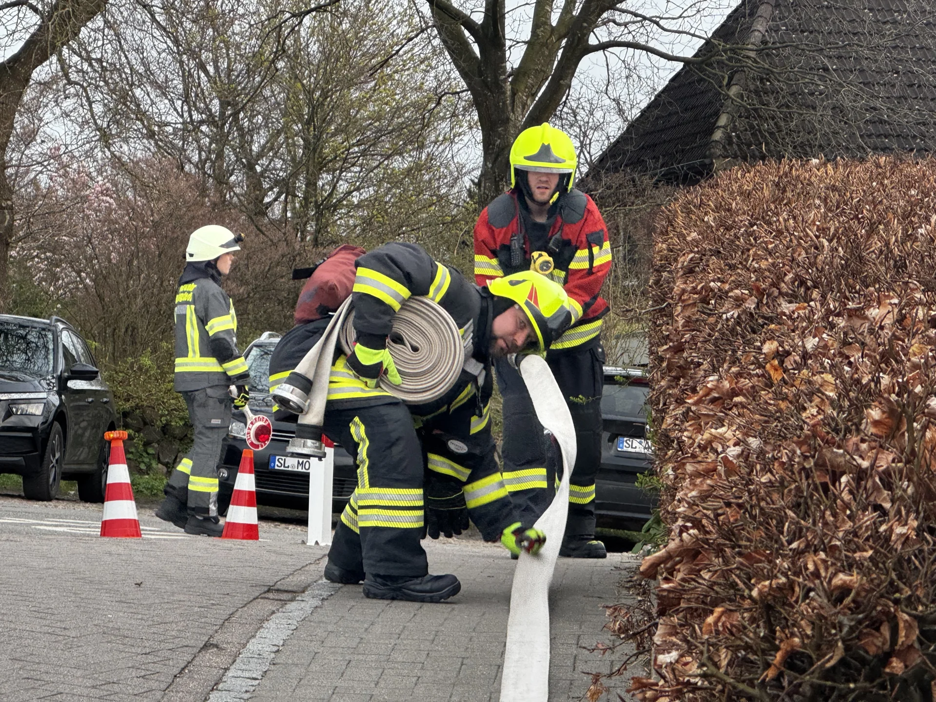 Bild: Aufbau Wasserversorgung