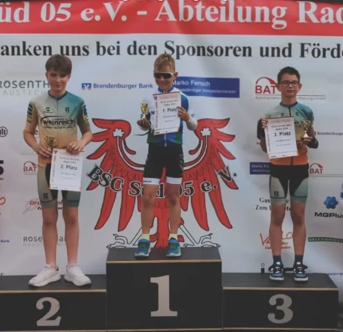 Bild: Ruben Platz 2 und Benni Platz 3