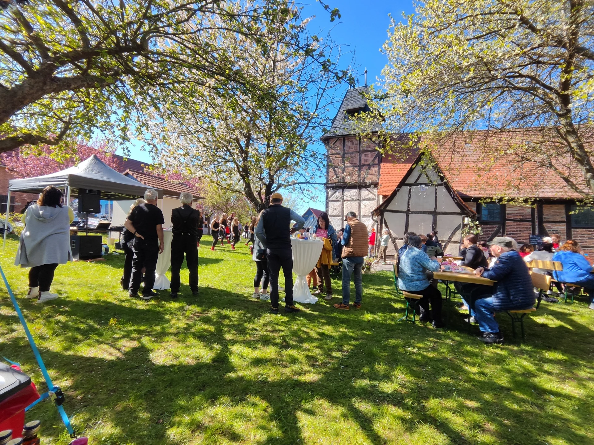 Bild: Blütenfest im Kirchgarten