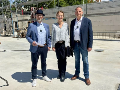 Foto des Albums: Fotoalbum zur Grundsteinlegung für die neue Sporthalle der Oberschule Falkensee