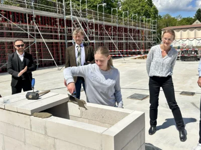 Foto des Albums: Fotoalbum zur Grundsteinlegung für die neue Sporthalle der Oberschule Falkensee