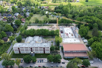 Fotoalbum Fotoalbum zur Grundsteinlegung für die neue Sporthalle der Oberschule Falkensee