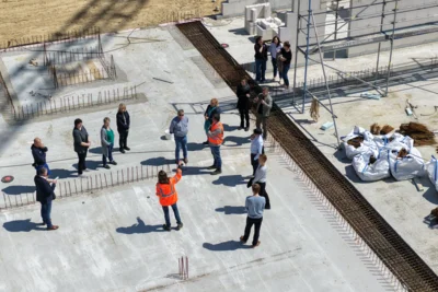 Foto des Albums: Fotoalbum zur Grundsteinlegung für die neue Sporthalle der Oberschule Falkensee