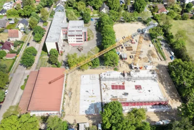 Foto des Albums: Fotoalbum zur Grundsteinlegung für die neue Sporthalle der Oberschule Falkensee