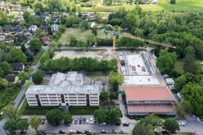 Foto des Albums: Fotoalbum zur Grundsteinlegung für die neue Sporthalle der Oberschule Falkensee