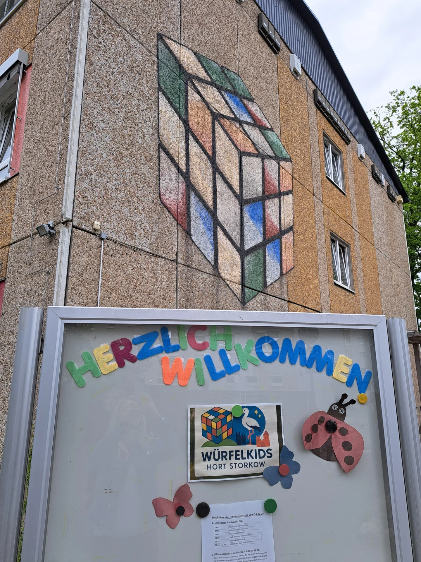 Bild: Horthaus Würfelkids - Eingang