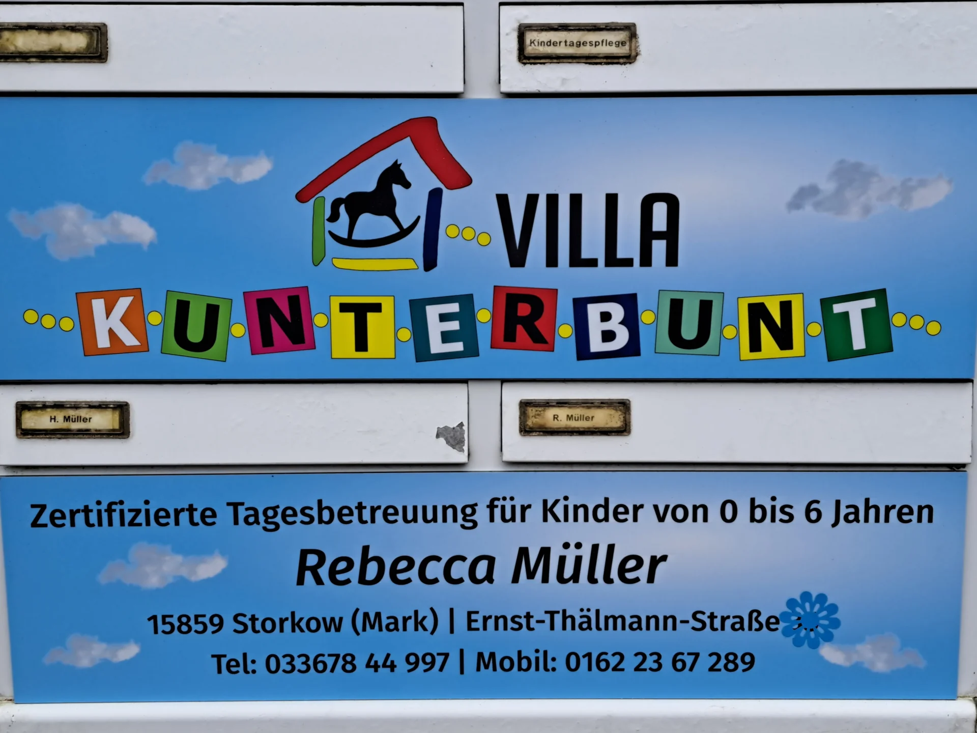 Bild: Kindertagespflege Villa Kunterbunt